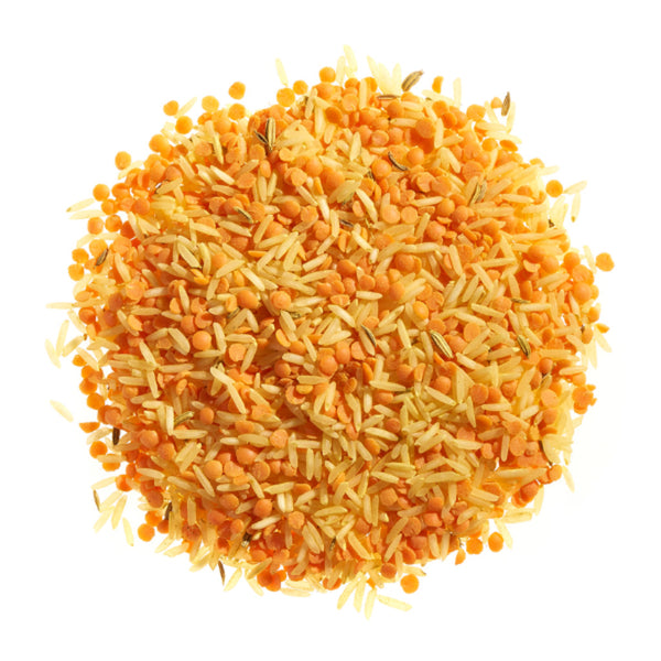 Riz basmati sauté aux lentilles à l'indienne - Cumin, graines de fenouil
